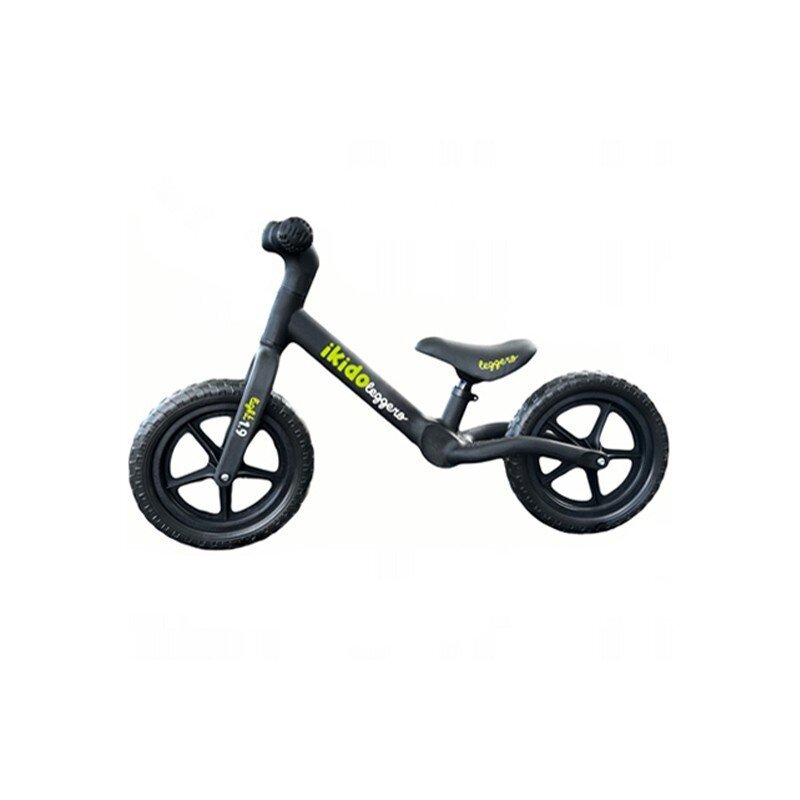 Divriteņu līdzsvara velosipēds iKido Leggero 12" melns цена и информация | Balansa velosipēdi | 220.lv