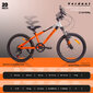 Velosipēds zēniem MTB Shimano 20", oranžs cena un informācija | Velosipēdi | 220.lv