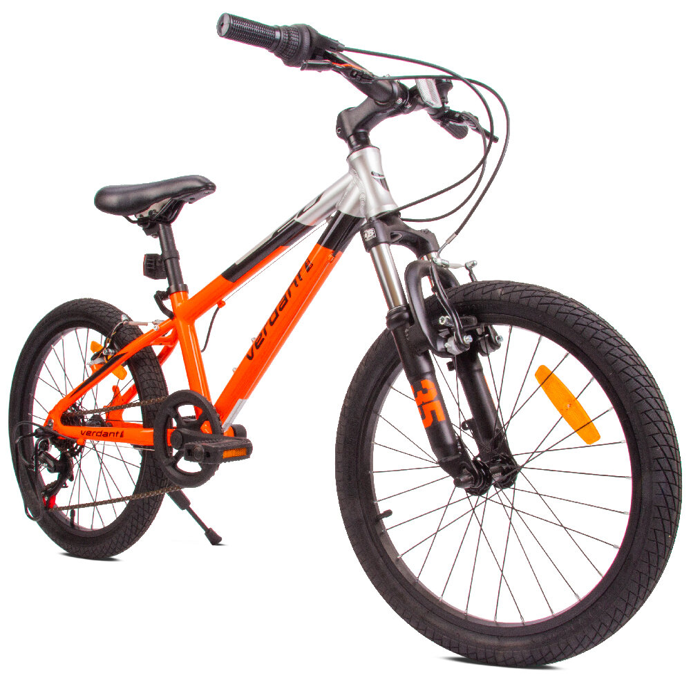 Velosipēds zēniem MTB Shimano 20", oranžs цена и информация | Velosipēdi | 220.lv