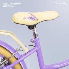 Velosipēds meitenēm Flower Bike 20", violets cena un informācija | Velosipēdi | 220.lv