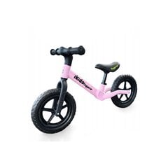 Divriteņu līdzsvara velosipēds iKido Leggero 12,melns un rozā cena un informācija | Balansa velosipēdi | 220.lv