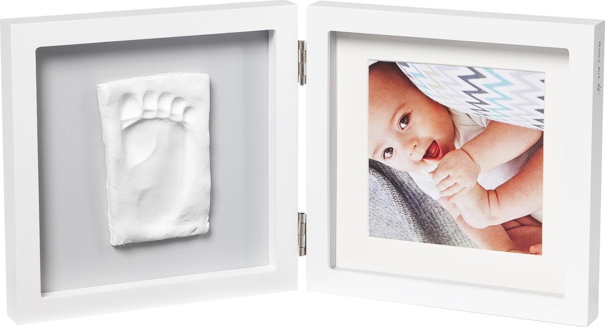 Dubults rāmis ar mazuļa nospiedumiem Baby Art My Baby Touch цена и информация | Mazuļa nospiedumi | 220.lv