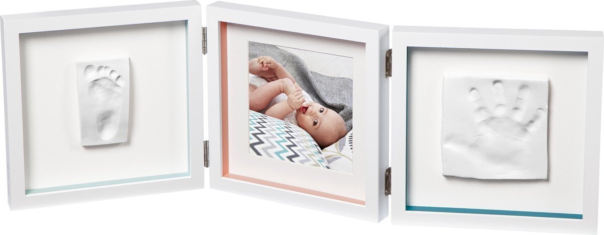 Trīskārša rāmja ar mālu komplekts Baby Art My Baby Touch cena un informācija | Mazuļa nospiedumi | 220.lv