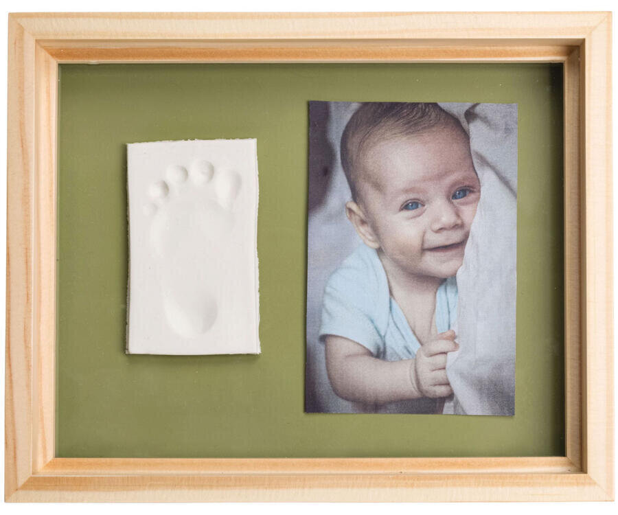 Rāmja zīdaiņu nospiedumu komplekts Baby Art Pure Frame цена и информация | Mazuļa nospiedumi | 220.lv