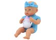 Bērnu lelle ar aksesuāriem un zilu apģērbu Lean Toys цена и информация | Rotaļlietas meitenēm | 220.lv