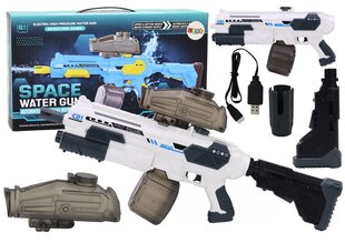Uzlādējama ūdens pistole Lean Toys M416, balta cena un informācija | Ūdens, smilšu un pludmales rotaļlietas | 220.lv
