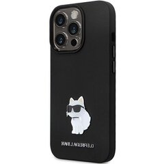 Karl Lagerfeld KLHCP13LSMHCNPK iPhone 13 Pro | 13 6.1" czarny|black hardcase Silicone C Metal Pin цена и информация | Чехлы для телефонов | 220.lv