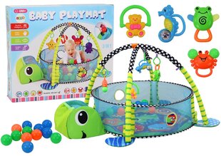 Игровой коврик для малышей 3 в 1 Черепаха цена и информация | Игрушки для малышей | 220.lv
