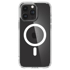 Spigen Ultra Hybrid Mag case with MagSafe for iPhone 15 Pro Max - natural titanium (Zero One pattern) цена и информация | Чехлы для телефонов | 220.lv