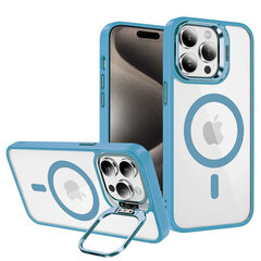 Чехол Tel Protect Kickstand Magsafe для Iphone 15 Pro Max, синий цена и информация | Чехлы для телефонов | 220.lv