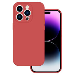 Чехол Tel Protect Silicone Premium для iPhone 15 Pro Max, коралловый цена и информация | Чехлы для телефонов | 220.lv