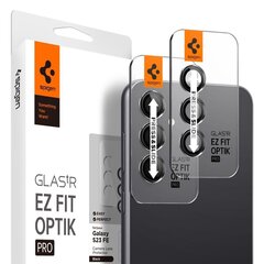 Spigen Glas.tR EZ Fit Optik защита камеры для Samsung Galaxy S23 FE - черный 2 шт. цена и информация | Защитные пленки для телефонов | 220.lv