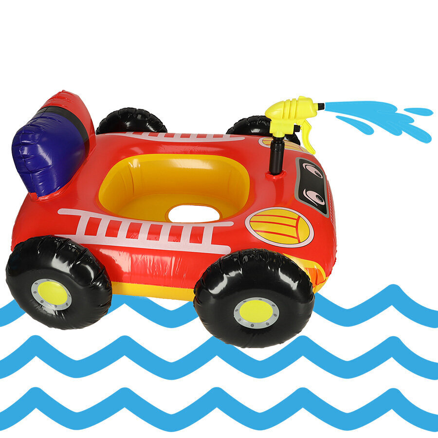 Peldriņķis bērniem, 77x85cm, sarkans cena un informācija | Piepūšamās rotaļlietas un pludmales preces | 220.lv