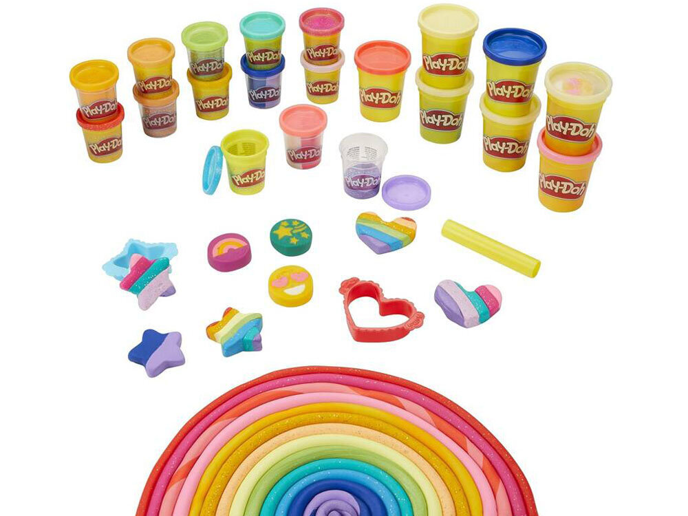 Plastilīna komplekts Hasbro Play-Doh, 21 gab. цена и информация | Attīstošās rotaļlietas | 220.lv