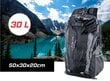 Kalnu tūrisma mugursoma, 1gab. cena un informācija | Ūdensizturīgas somas, maisi, lietusmēteļi | 220.lv