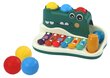Rotaļlietu metalofons ar bumbiņu spēli, krokodils cena un informācija | Attīstošās rotaļlietas | 220.lv
