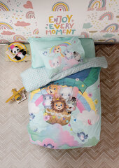 Cotton Box bērnu gultas komplekts Cute Animals, 160x220 cm, 3 daļas цена и информация | Детское постельное бельё | 220.lv