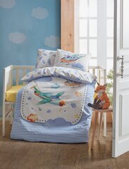 Cotton Box bērnu gultas komplekts Air Plane, 100x150 cm, 4 daļas цена и информация | Детское постельное бельё | 220.lv