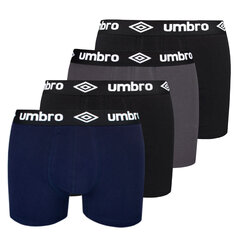 Bokseršorti vīriešiem Umbro BM560, 4 gab. цена и информация | Мужские трусы | 220.lv