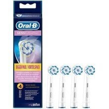 Насадка для электрической зубной щетки Oral-B Sensi Ultra Thin, 4 шт. цена и информация | Электрические зубные щетки | 220.lv