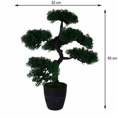 Mākslīgais bonsai koks, 50 cm cena un informācija | Mākslīgie ziedi | 220.lv