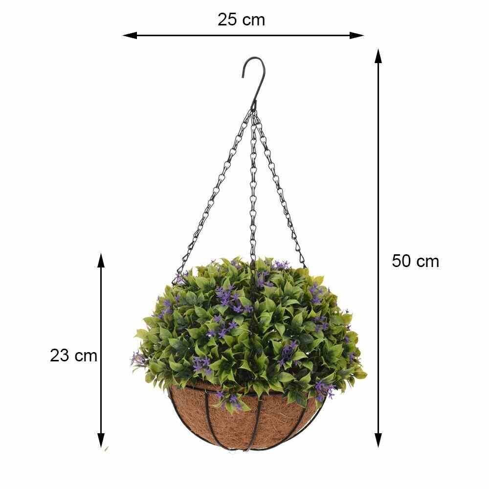 Mākslīgais augs podiņā, 50x25 cm cena un informācija | Mākslīgie ziedi | 220.lv