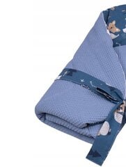 Детский конверт из хлопка - одеяло Infantilo, 75х75 см, синий цена и информация | Детские подушки, конверты, спальники | 220.lv