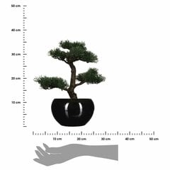 Mākslīgs bonsai koks podā, 36 cm cena un informācija | Mākslīgie ziedi | 220.lv