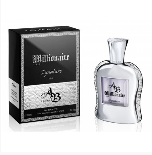 Parfimērijas ūdens AB Millionaire Signature EDP vīriešiem, 100 ml cena un informācija | Vīriešu smaržas | 220.lv