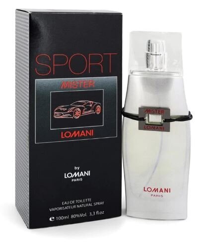 Tualetes ūdens Mister Lomani Sport EDT vīriešiem, 100 ml cena un informācija | Vīriešu smaržas | 220.lv