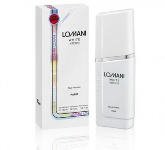 Tualetes ūdens Lomani White Intense EDT vīriešiem, 100ml cena un informācija | Vīriešu smaržas | 220.lv