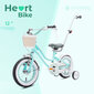 Bērnu velosipēds Heart Bike, 12", zils цена и информация | Velosipēdi | 220.lv