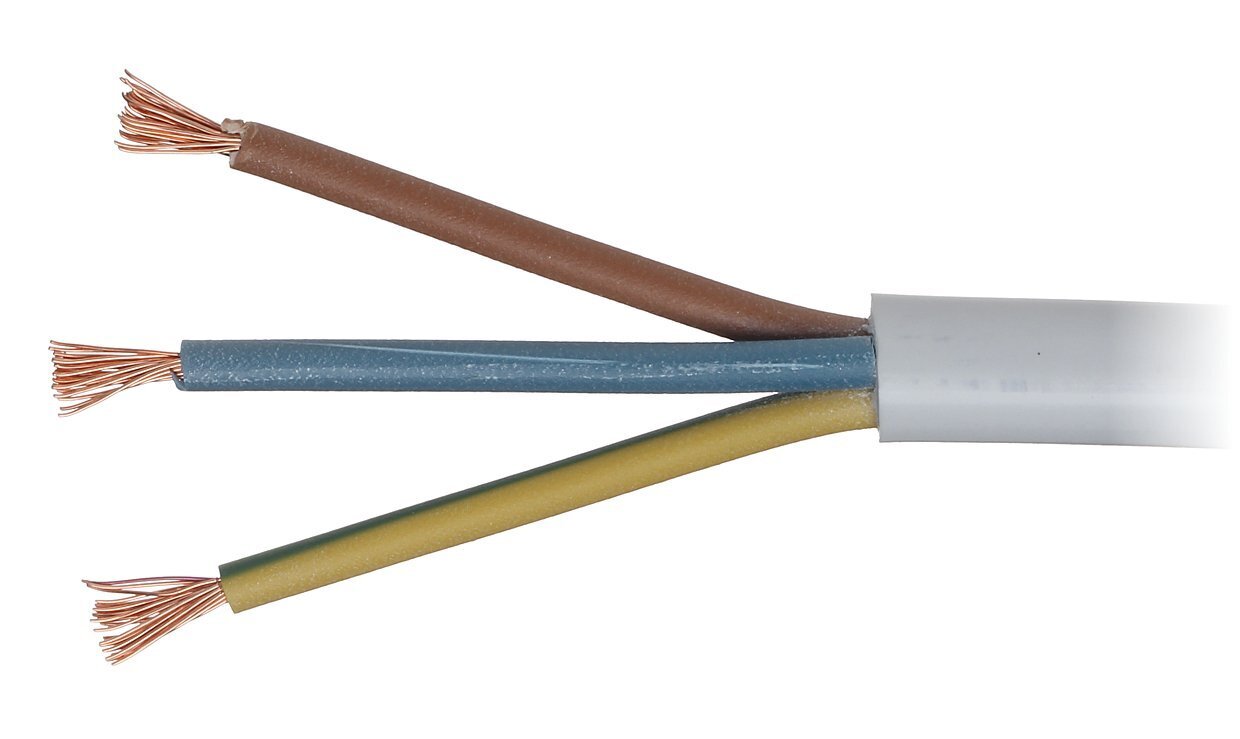 Elektrības kabelis OMY-3X1.5 cena un informācija | Saules paneļi, komponentes | 220.lv
