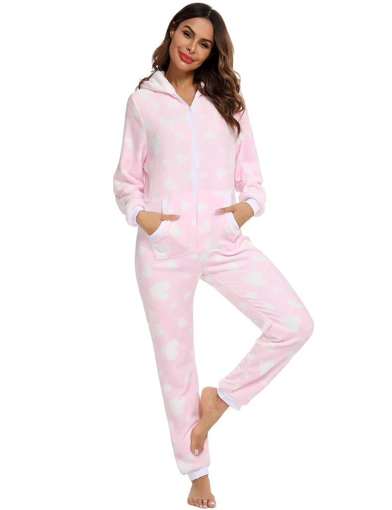 Sieviešu pidžamas kostīms Onesie Orshoy, rozā цена и информация | Naktskrekli, pidžamas | 220.lv