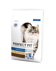 Корм Perfect Fit Indoor 1+ для кошек с курицей, 7 кг цена и информация | Сухой корм для кошек | 220.lv