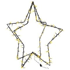 Spilgta 3D zvaigzne ar diametru 80 cm cena un informācija | Ziemassvētku dekorācijas | 220.lv