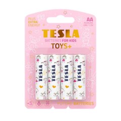 TESLA TOYS+ GIRL sārma baterija AA (LR06, tužkova, blisteris) 4 ks цена и информация | Батарейки | 220.lv