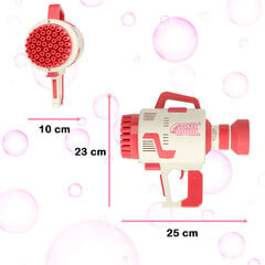 Burbuļu pistole ar gaismām, rozā cena un informācija | Ūdens, smilšu un pludmales rotaļlietas | 220.lv