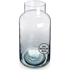 декоративная стеклянная ваза 28,5 см цена и информация | Вазы | 220.lv