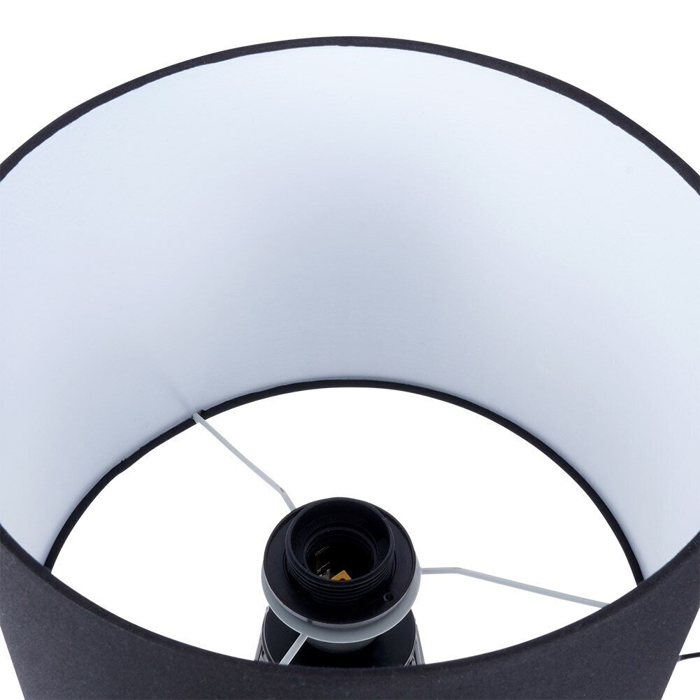 Galda lampa 41 cm, melna цена и информация | Galda lampas | 220.lv