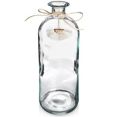 декоративная стеклянная ваза 26 см цена и информация | Вазы | 220.lv