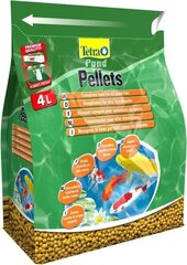 Корм для рыб Tetra Pond Pellets, 4 л цена и информация | Корм для рыб | 220.lv