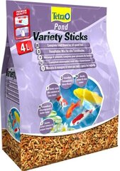 Zivju barība Tetra Pond Variety Sticks, 4 L cena un informācija | Zivju barība | 220.lv