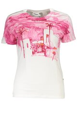 Desigual T-krekls sievietēm 24SWTK69, balts цена и информация | Женские футболки | 220.lv