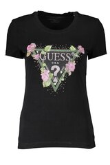 рубашка guess w4ri28j1314 W4RI28J1314_NEJBLK_L цена и информация | Женские футболки | 220.lv