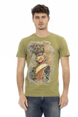 T-krekls vīriešiem Trussardi Action, zaļš cena un informācija | Vīriešu T-krekli | 220.lv