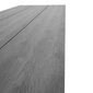 Āra galds Denver, Polietilēns, 210x100 cm, melns/pelēks цена и информация | Dārza galdi | 220.lv