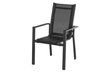 Krēsls 4Living Margareta, melns cena un informācija | Dārza krēsli | 220.lv