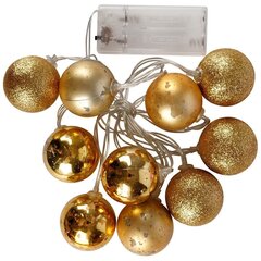 Ziemassvētku virtene, 10 LED, 30 cm cena un informācija | Ziemassvētku lampiņas, LED virtenes | 220.lv