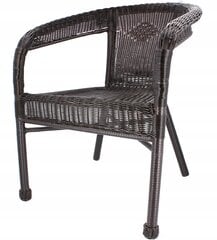 Dārza krēsls, 60x46x73 cm, brūns цена и информация | Садовые стулья, кресла, пуфы | 220.lv